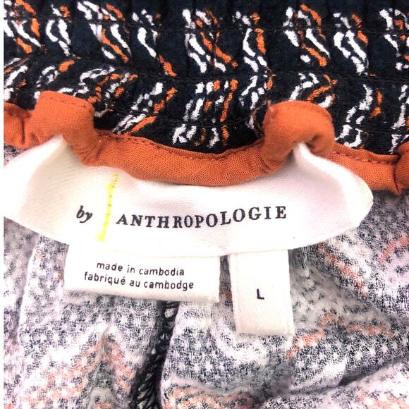 Anthropologie Tribal Slash Pockets Harem Style Viscose Ankle Jogger Size L - Picture 7 of 12